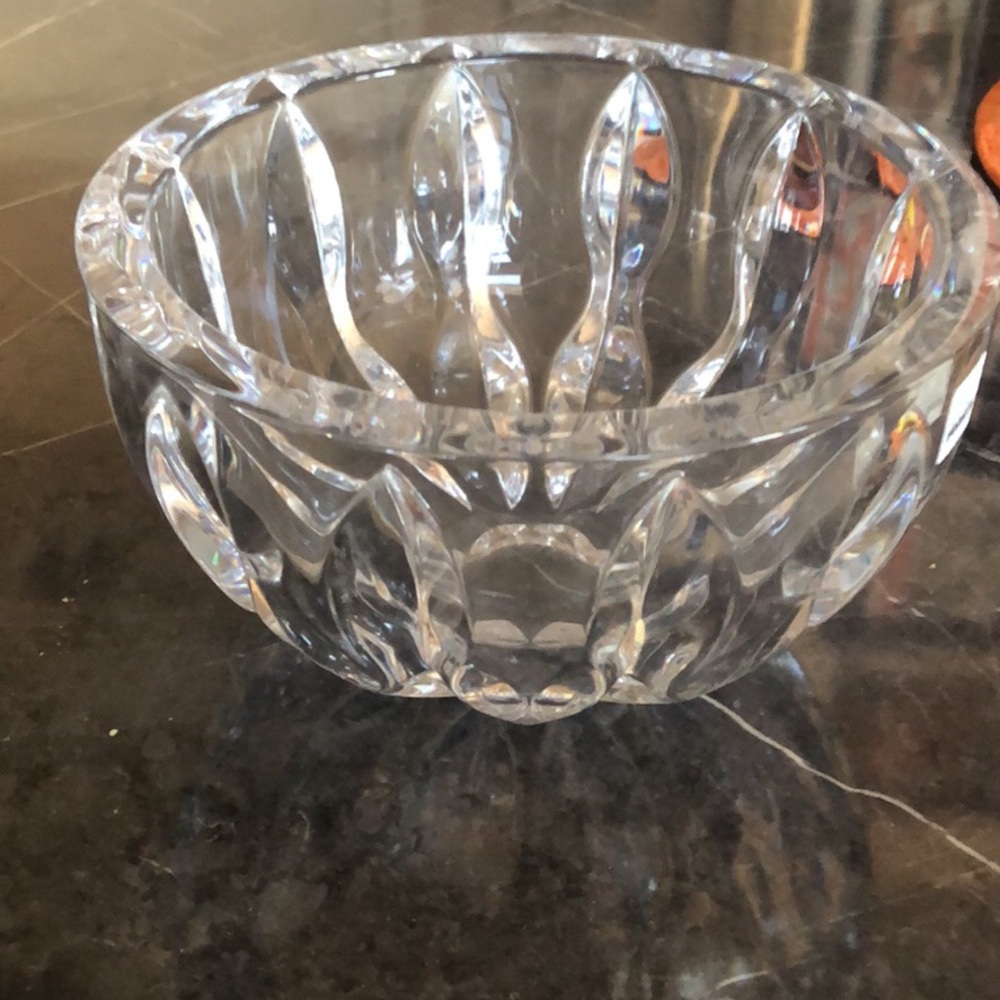 Crystal bowl.